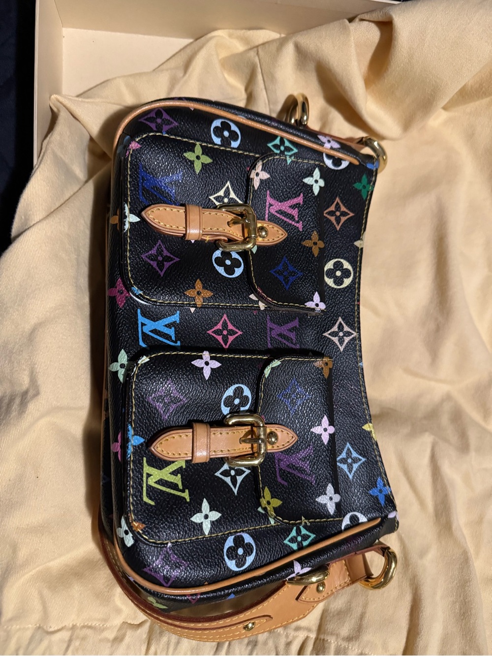 Louis Vuitton Brown Gift Box with Black String